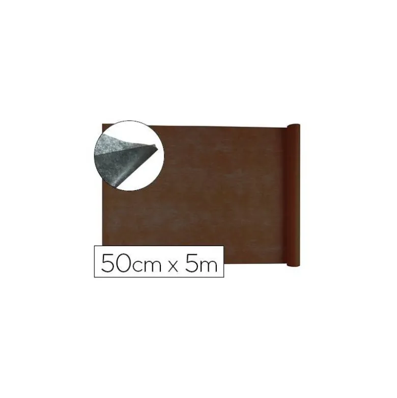 Entretela Liderpapel 25g/m2 rollo de 5m Marron