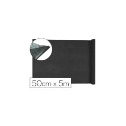 Entretela Liderpapel 25 g/m2 Rollo de 5m Negro