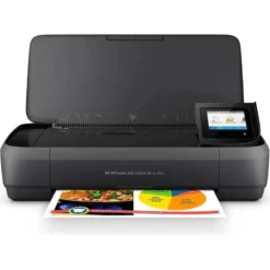 EQUIPO MULTIFUNCION PORTATIL HP OFFICEJET 250 WIFI 4800X1200 TINTA 10 PPM NEGRO 7 COLOR PPM ESCANER COPIADORA