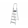 Escalera q-connect de aluminio 5 peldaños 1062x483x1675 mm peso maximo 150 kg