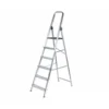 Escalera q-connect de aluminio 6 peldaños 1203x510x1895 mm peso maximo 150 kg