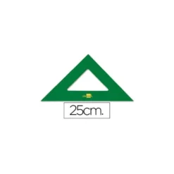 Escuadra acrilica marca Liderpapel 25 cm