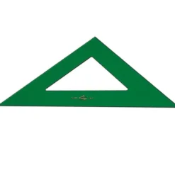 Escuadra faber 28 cm plastico verde