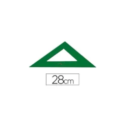 Escuadra faber 28 cm plastico verde