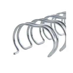Espiral GBC wire 3:1 7,9 mm n.5 negro. Capacidad 60 hojas. Caja de 100 unidades.