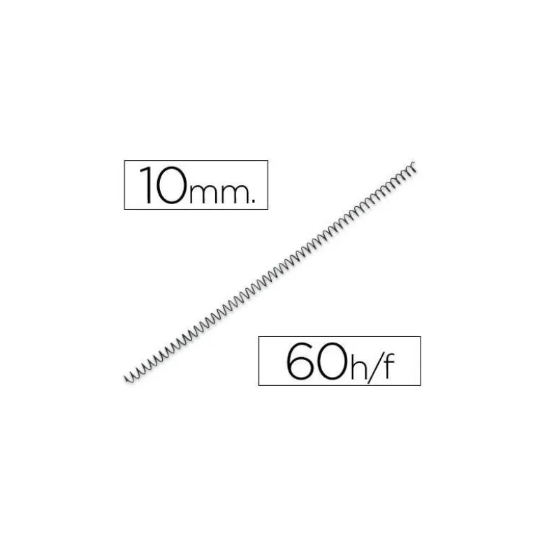 Espiral metalica marca Yosan paso 56 10 mm