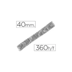 Espiral metalico marca Q-Connect 64 5:1 40mm 1,2mm