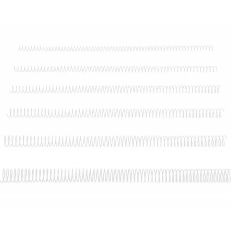 ESPIRAL METALICO Q-CONNECT BLANCO 64 5:1 20MM 1,2MM CAJA DE 100 UNIDADES