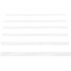 ESPIRAL METALICO Q-CONNECT BLANCO 64 5:1 16MM 1,2MM CAJA DE 100 UNIDADES