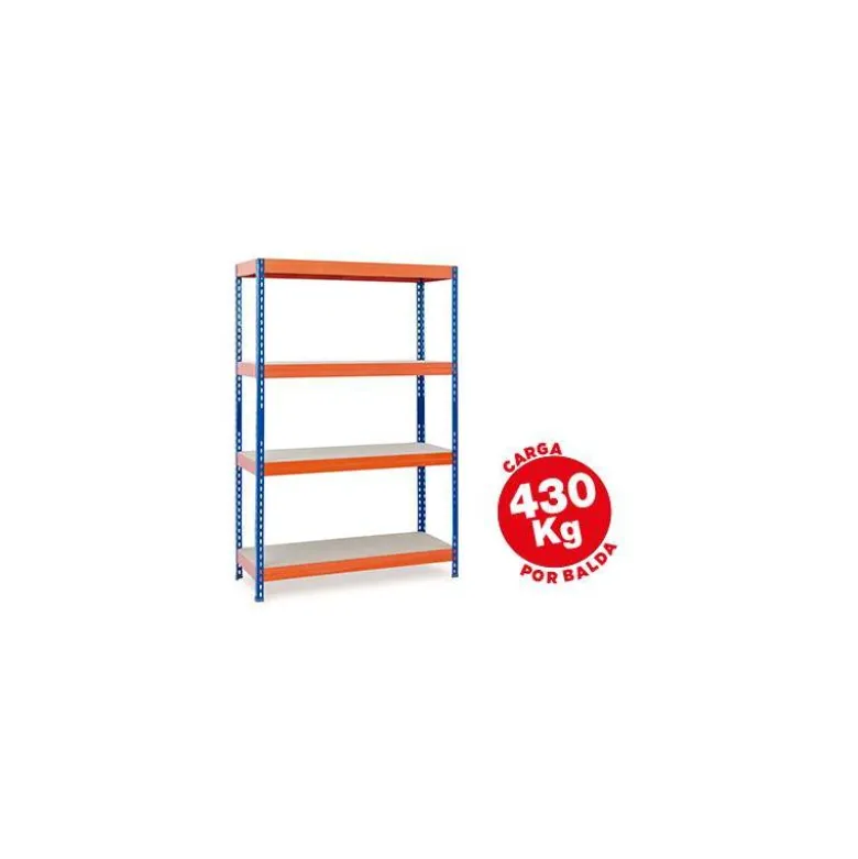 Estantería AR Storage metálica con 4 estantes 430 kg