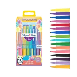 Estuche Rotulador Paper Mate Flair Original Tropical Vacation 16 Unidades Colores Surtidos