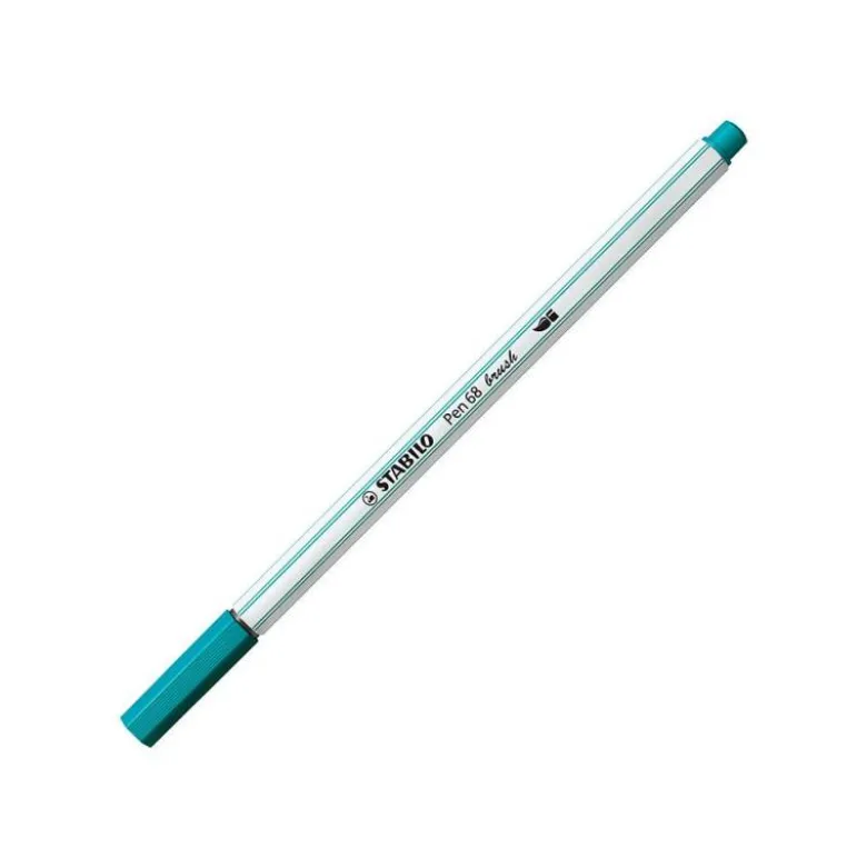 Estuche rotulador Stabilo Pen 68 Brush Acuarelable 12 unidades Punta pincel