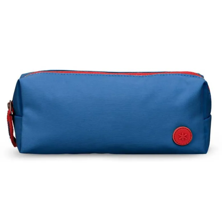 ESTUCHE PORTATODO ANTARTIK BASIC PACK 1 COMPARTIMENTO AZUL MARINO COMPAÑERO MOCHILA 80X55X210 MM