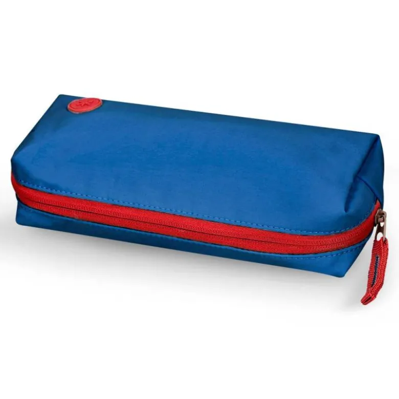 ESTUCHE PORTATODO ANTARTIK BASIC PACK 1 COMPARTIMENTO AZUL MARINO COMPAÑERO MOCHILA 80X55X210 MM