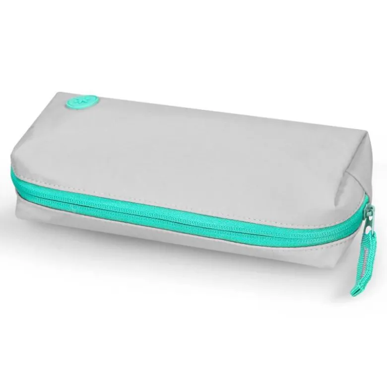 ESTUCHE PORTATODO ANTARTIK BASIC PACK 1 COMPARTIMENTO GRIS COMPAÑERO MOCHILA 80X55X210 MM