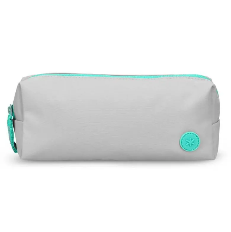 ESTUCHE PORTATODO ANTARTIK BASIC PACK 1 COMPARTIMENTO GRIS COMPAÑERO MOCHILA 80X55X210 MM