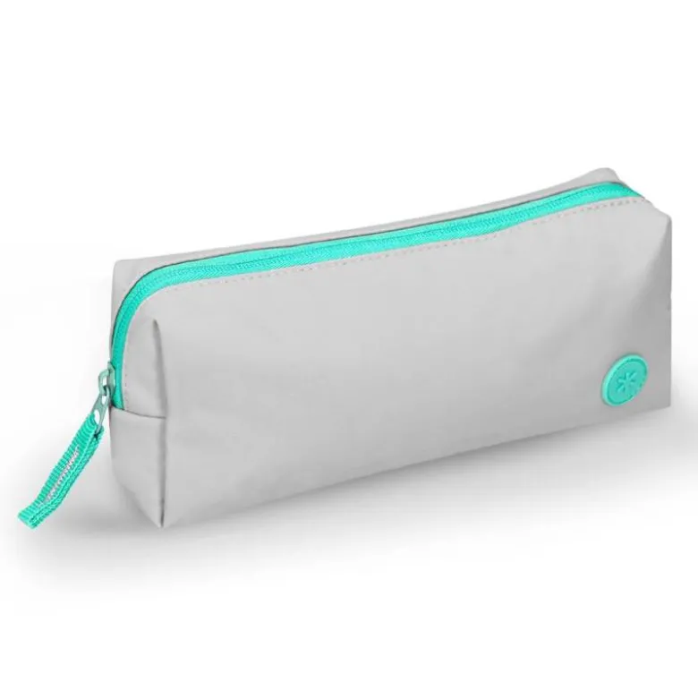 ESTUCHE PORTATODO ANTARTIK BASIC PACK 1 COMPARTIMENTO GRIS COMPAÑERO MOCHILA 80X55X210 MM