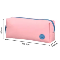 ESTUCHE PORTATODO ANTARTIK BASIC PACK 1 COMPARTIMENTO ROSA COMPAÑERO MOCHILA 80X55X210 MM