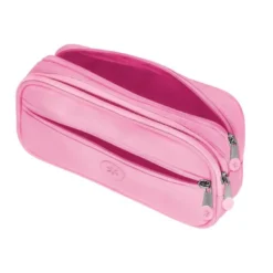 ESTUCHE PORTATODO ANTARTIK FUSION FLEX 3 CREMALLERAS ROSA COMPAÑERO MOCHILA 100X60X220 MM