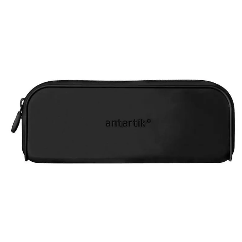 ESTUCHE PORTATODO ANTARTIK PRISMA SILICONA SOFT RECTANGULAR 185X50X75 MM NEGRO