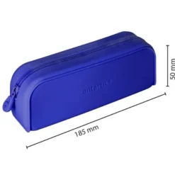 ESTUCHE PORTATODO ANTARTIK PRISMA SILICONA SOFT RECTANGULAR 185X50X75 MM AZUL OSCURO