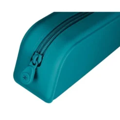 ESTUCHE PORTATODO ANTARTIK PRISMA SILICONA SOFT RECTANGULAR 185X50X75 MM AZUL TURQUESA