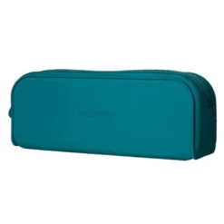 ESTUCHE PORTATODO ANTARTIK PRISMA SILICONA SOFT RECTANGULAR 185X50X75 MM AZUL TURQUESA
