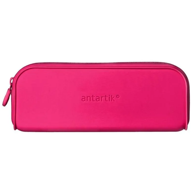 ESTUCHE PORTATODO ANTARTIK PRISMA SILICONA SOFT RECTANGULAR 185X50X75 MM ROSA FUCSIA