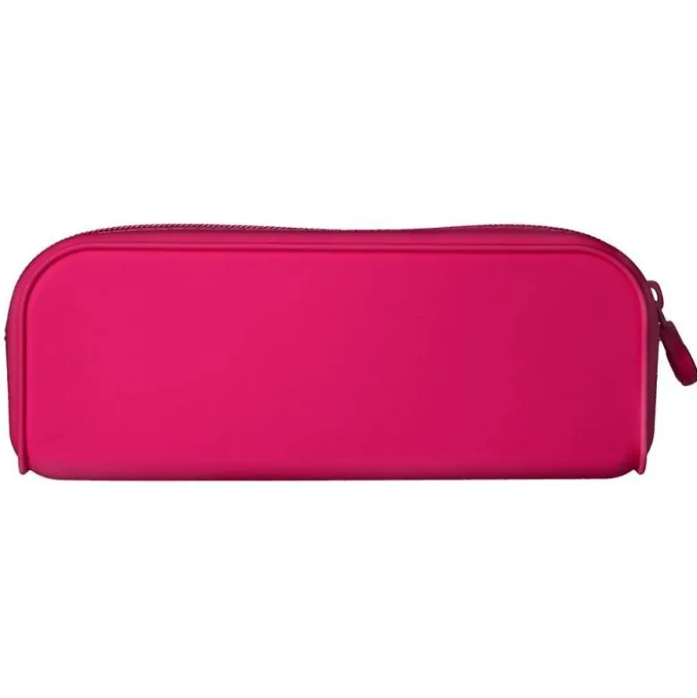 ESTUCHE PORTATODO ANTARTIK PRISMA SILICONA SOFT RECTANGULAR 185X50X75 MM ROSA FUCSIA