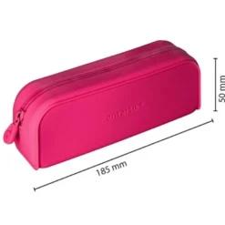 ESTUCHE PORTATODO ANTARTIK PRISMA SILICONA SOFT RECTANGULAR 185X50X75 MM ROSA FUCSIA