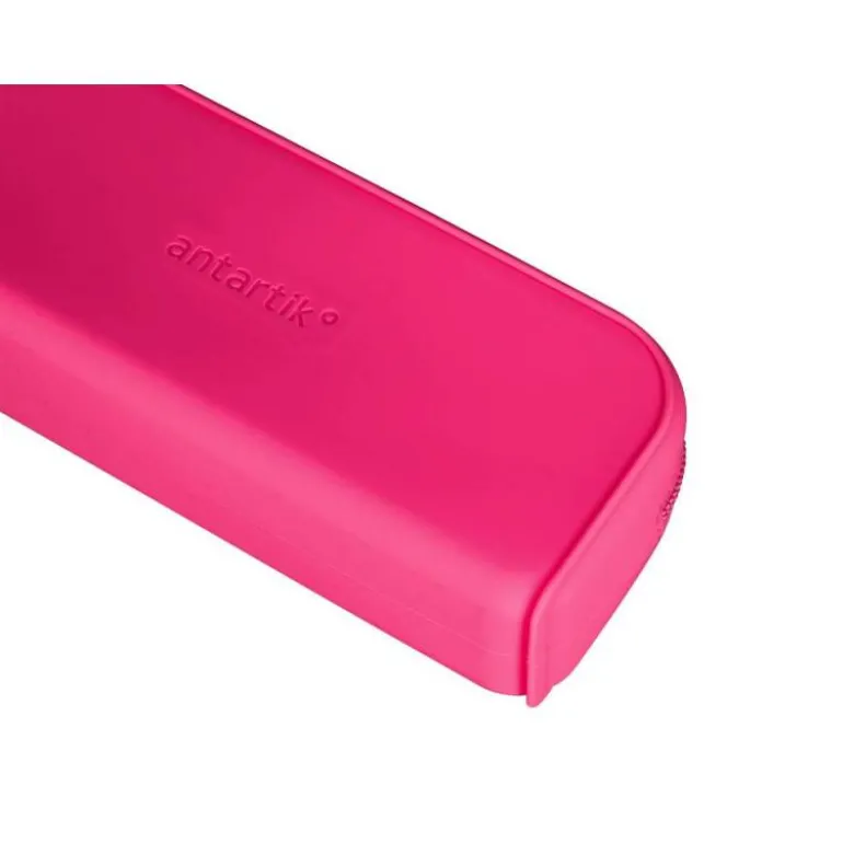 ESTUCHE PORTATODO ANTARTIK PRISMA SILICONA SOFT RECTANGULAR 185X50X75 MM ROSA FUCSIA