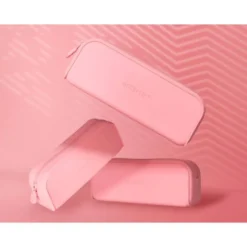 ESTUCHE PORTATODO ANTARTIK PRISMA SILICONA SOFT RECTANGULAR 185X50X75 MM ROSA CHICLE