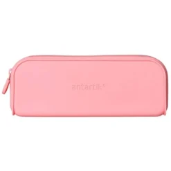 ESTUCHE PORTATODO ANTARTIK PRISMA SILICONA SOFT RECTANGULAR 185X50X75 MM ROSA CHICLE
