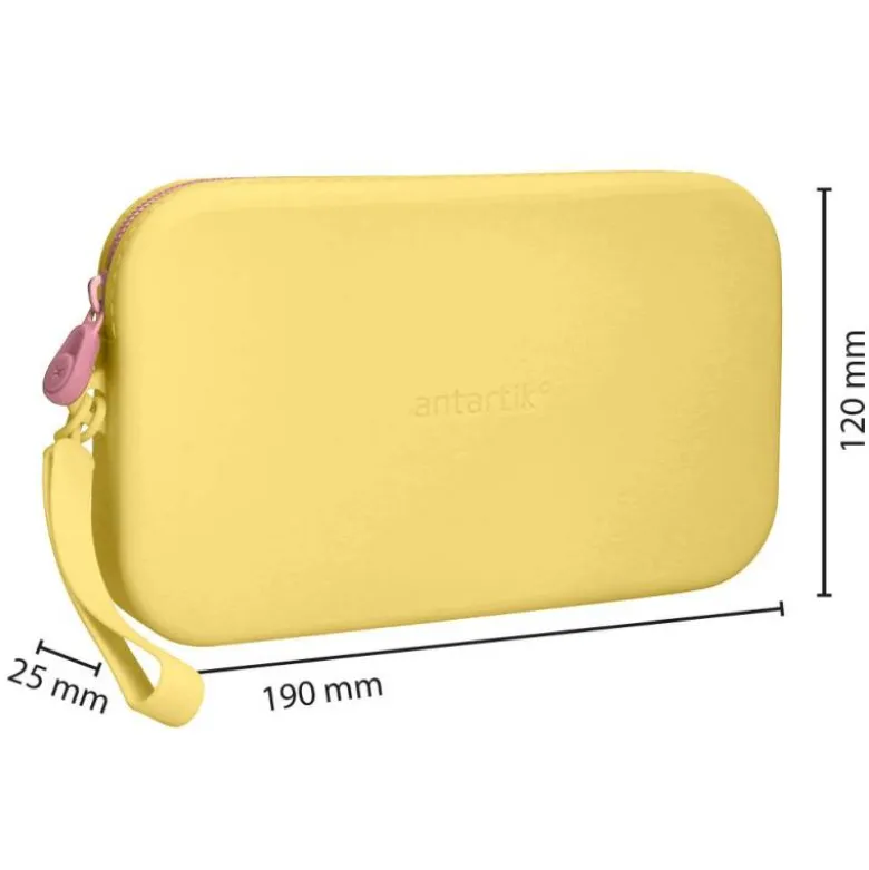 ESTUCHE PORTATODO ANTARTIK TROPICAL DIVE SILICONA SOFT RECTANGULAR 190X120X25 MM AMARILLO