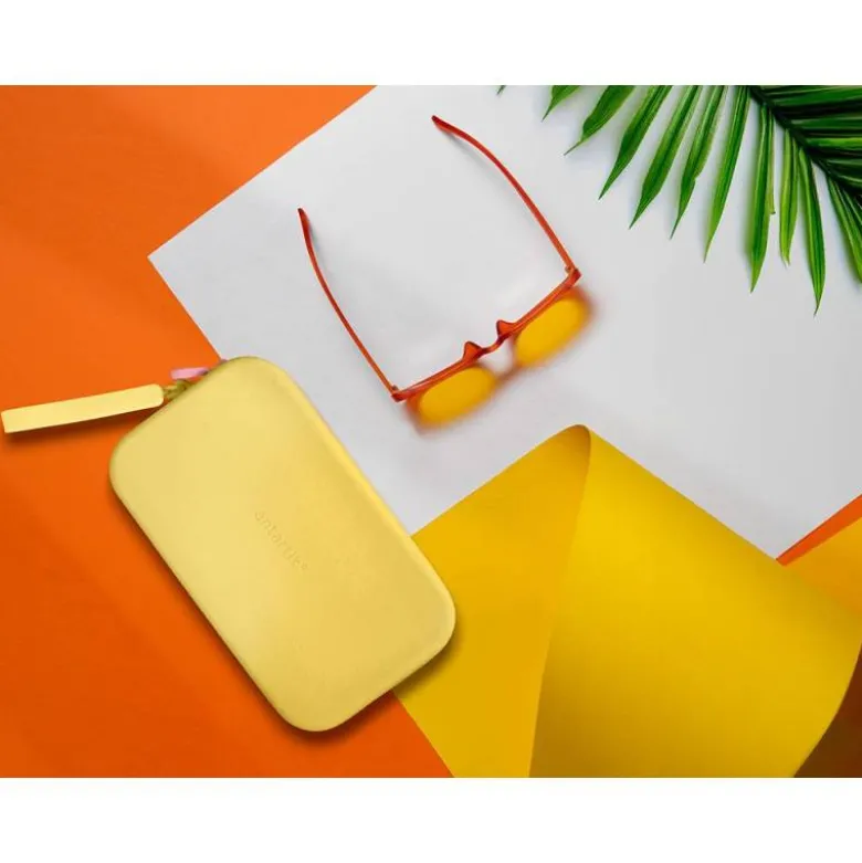 ESTUCHE PORTATODO ANTARTIK TROPICAL DIVE SILICONA SOFT RECTANGULAR 190X120X25 MM AMARILLO