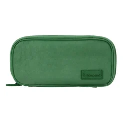 ESTUCHE PORTATODO LIDERPAPEL FUNKY 3 CREMALLERAS CON APERTURAS LATERALES VERDE BLANCO AZUL 220X100X65 MM