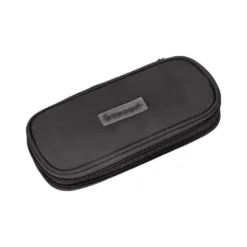 ESTUCHE PORTATODO LIDERPAPEL COLOR POP 2 CREMALLERAS CON COMPARTIMENTO EXTENSIBLE NEGRO 230 X 60 MM