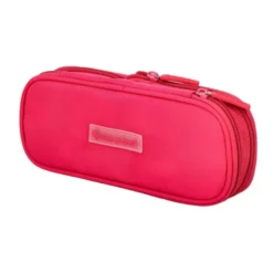 ESTUCHE PORTATODO LIDERPAPEL COLOR POP 2 CREMALLERAS CON COMPARTIMENTO EXTENSIBLE ROSA FUCSIA 230 X 60 MM