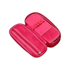 ESTUCHE PORTATODO LIDERPAPEL COLOR POP 2 CREMALLERAS CON COMPARTIMENTO EXTENSIBLE ROSA FUCSIA 230 X 60 MM