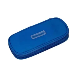 ESTUCHE PORTATODO LIDERPAPEL COLOR POP 2 CREMALLERAS CON COMPARTIMENTO EXTENSIBLE AZUL 230 X 60 MM