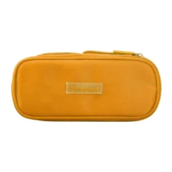 ESTUCHE PORTATODO LIDERPAPEL COLOR POP 2 CREMALLERAS CON COMPARTIMENTO EXTENSIBLE AMARILLO 230 X 60 MM