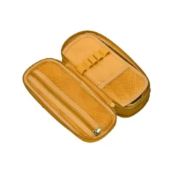 ESTUCHE PORTATODO LIDERPAPEL COLOR POP 2 CREMALLERAS CON COMPARTIMENTO EXTENSIBLE AMARILLO 230 X 60 MM