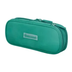 ESTUCHE PORTATODO LIDERPAPEL COLOR POP 2 CREMALLERAS CON COMPARTIMENTO EXTENSIBLE TURQUESA 230 X 60 MM
