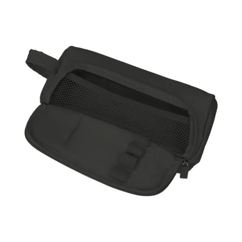 ESTUCHE PORTATODO LIDERPAPEL MINIBAG 2 CREMALLERAS CON BOLSILLO INTERIOR NEGRO 210 X 100 X 70 MM