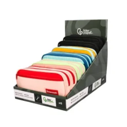 ESTUCHE PORTATODO LIDERPAPEL DUO 2 CREMALLERAS CON BOLSILLO FRONTAL 220X90X50 MM