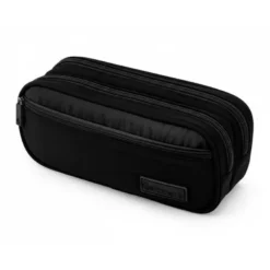 ESTUCHE PORTATODO LIDERPAPEL DUO 3 CREMALLERAS CON BOLSILLO FRONTAL 220X90X50 MM