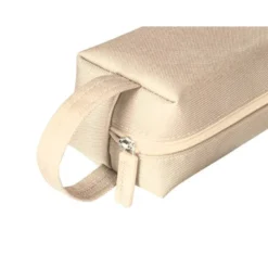 ESTUCHE PORTATODO LIDERPAPEL CLASSIC RECTANGULAR CON ASA 210X70MM CREMA