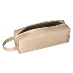 ESTUCHE PORTATODO LIDERPAPEL CLASSIC RECTANGULAR CON ASA 210X70MM CREMA