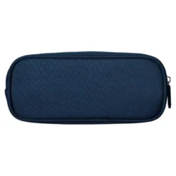 ESTUCHE PORTATODO LIDERPAPEL CLASSIC OVALADO 2 CREMALLERAS CON BOLSILLO DELANTERO 210X90MM AZUL MARINO