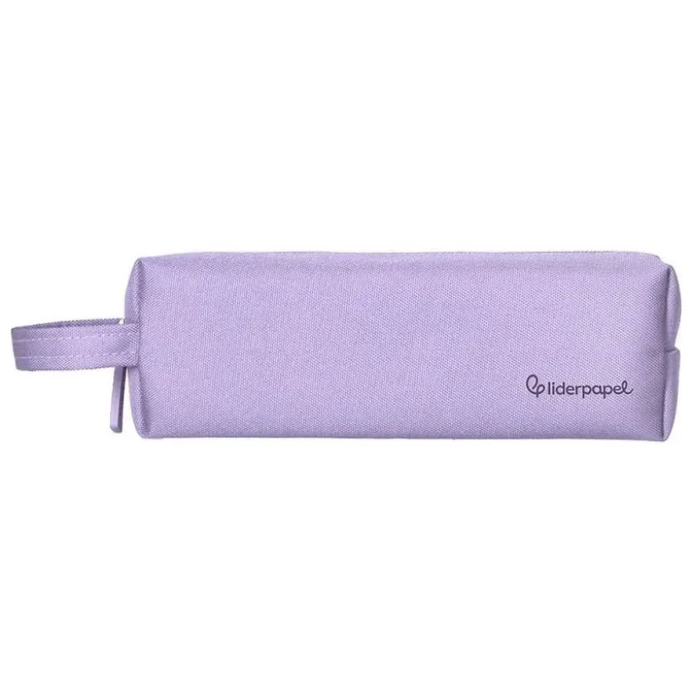 ESTUCHE PORTATODO LIDERPAPEL CLASSIC RECTANGULAR CON ASA 210X70MM LILA
